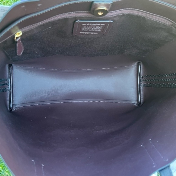 Coach Gold Metallic Market Tote F76776 & Wallet 22882 Clutch Set - Picture 2 of 16